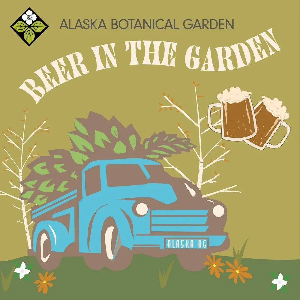 Alaska Botanical Garden Beer in the Garden event artwork