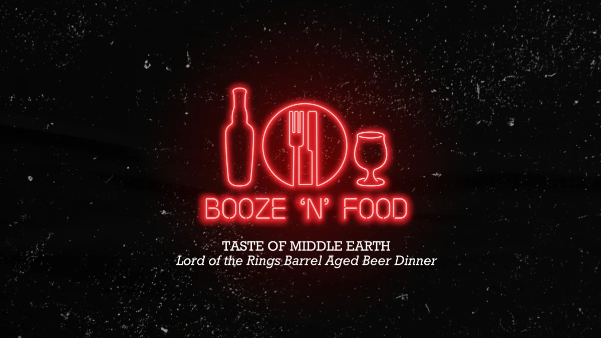 Booze N Food 2024 Taste of Middle Earth event artwork