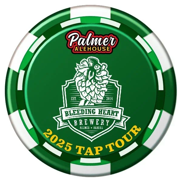 Palmer Alehouse and Bleeding Heart Brewery 2025 Tap Tour artwork